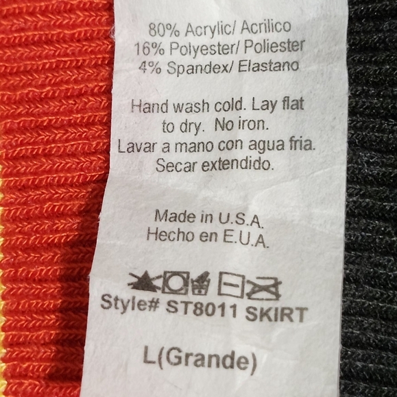 Chic Striped Pencil Skirt LuvLiz in Black, Red, and White - Picture 8 of 8